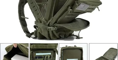 Mochila supervivencia QT%QY 45l táctica militar